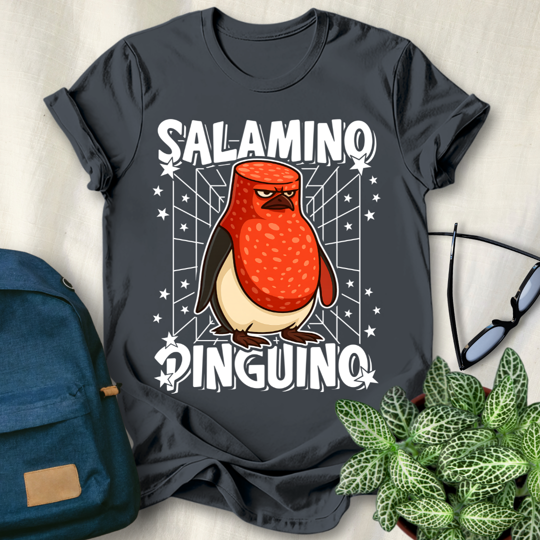 Salamino Penguino Italian Brainrot T-Shirt