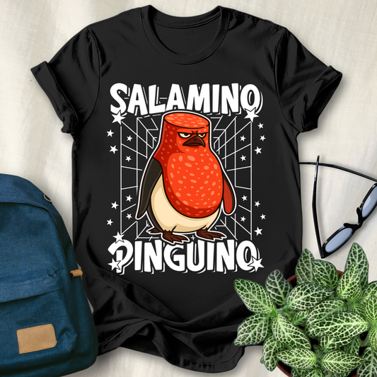 Salamino Penguino Italian Brainrot T-Shirt