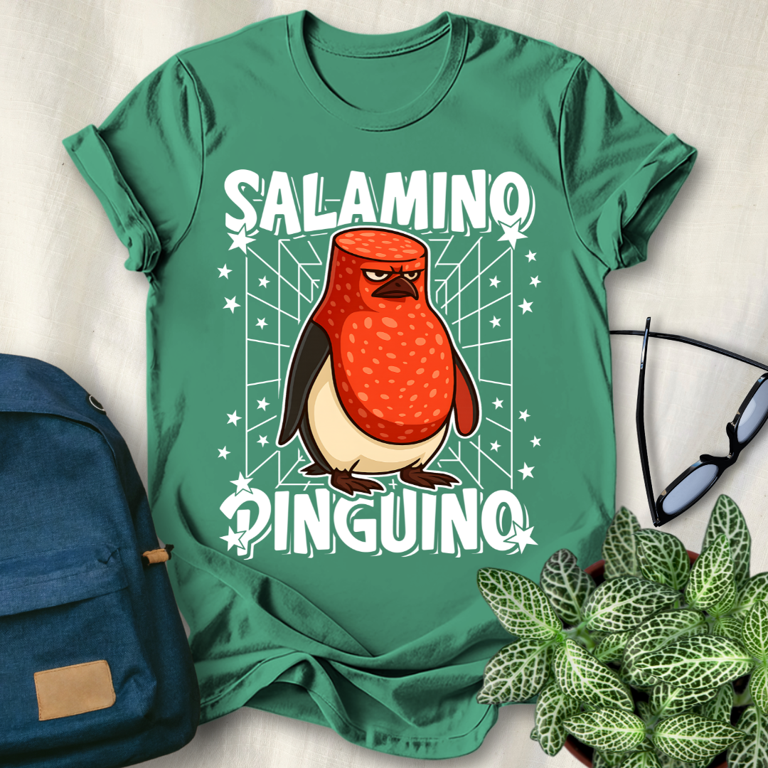 Salamino Penguino Italian Brainrot T-Shirt