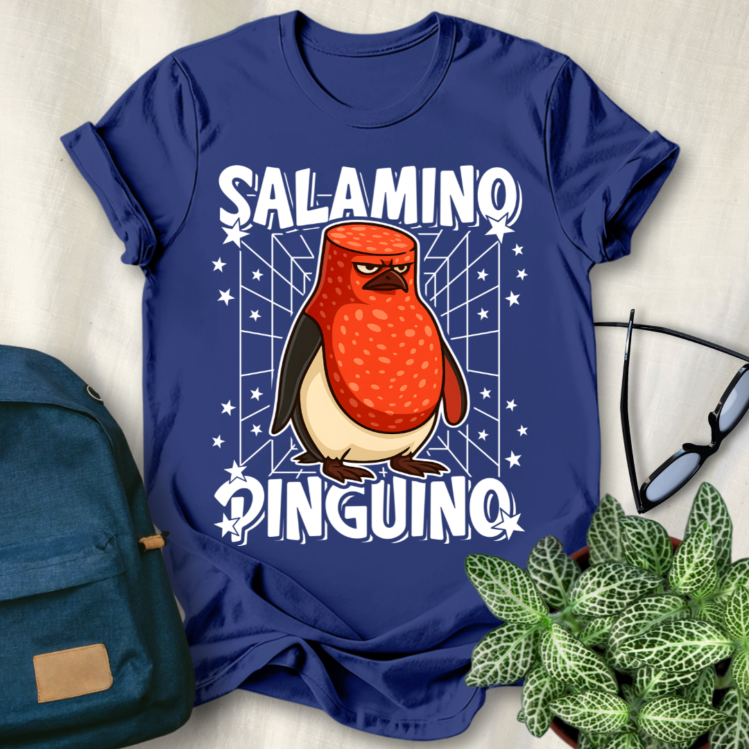 Salamino Penguino Italian Brainrot T-Shirt