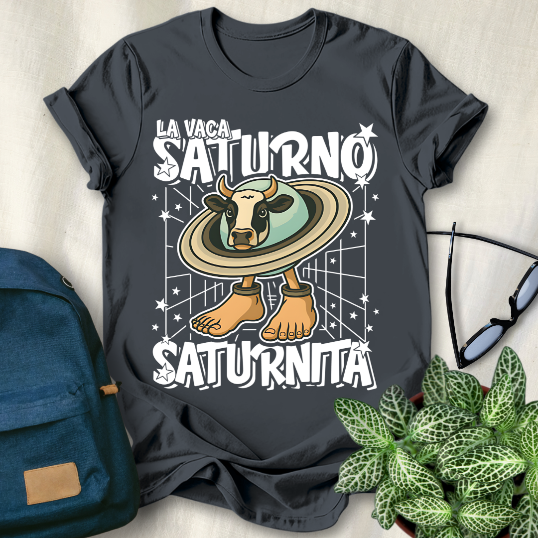 La Vaca Saturno Saturnita Italian Brainrot T-Shirt