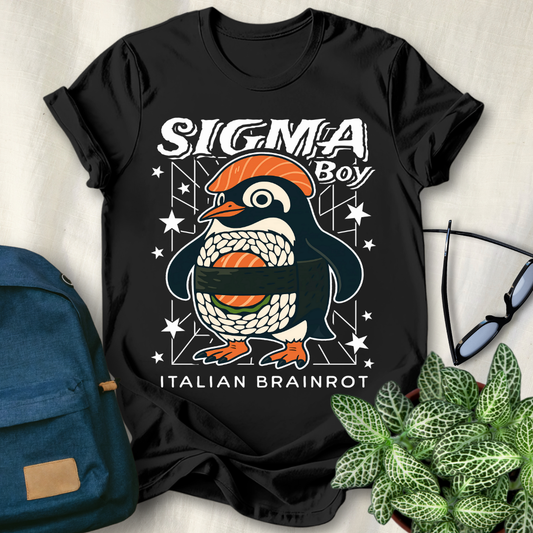 Sigma Boy Italian Brainrot T-Shirt