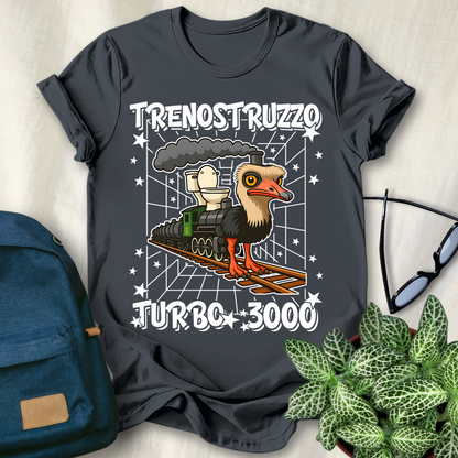 Trenostruzzo Turbo 3000 Italian Brainrot T-Shirt