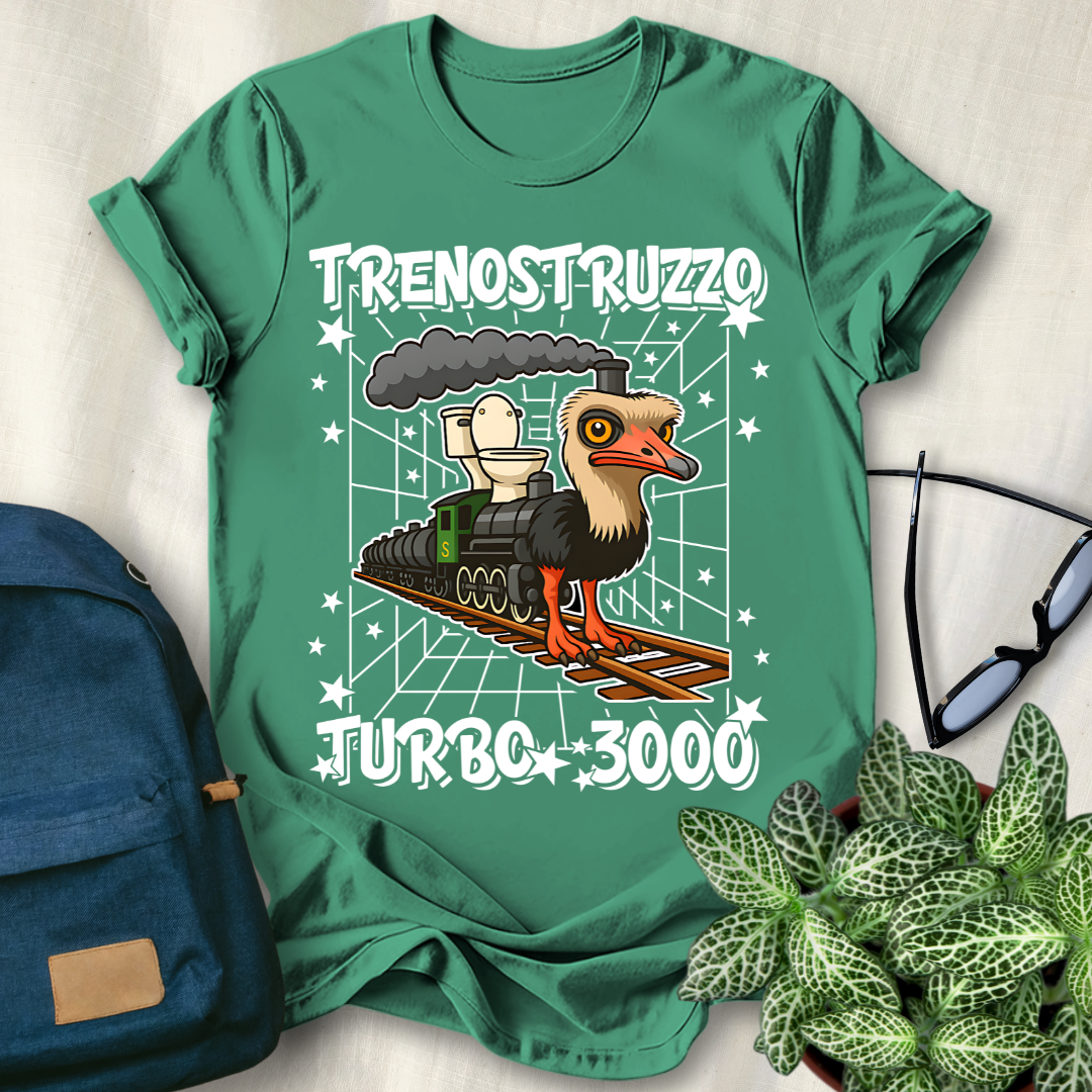 Trenostruzzo Turbo 3000 Italian Brainrot T-Shirt