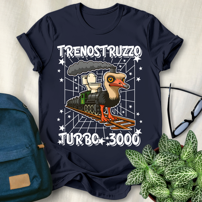 Trenostruzzo Turbo 3000 Italian Brainrot T-Shirt