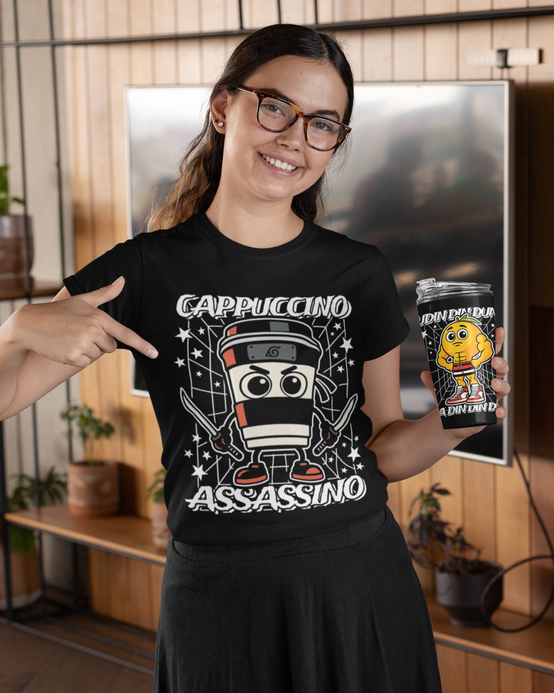 Cappuccino Assassino Italian Brainrot T-Shirt
