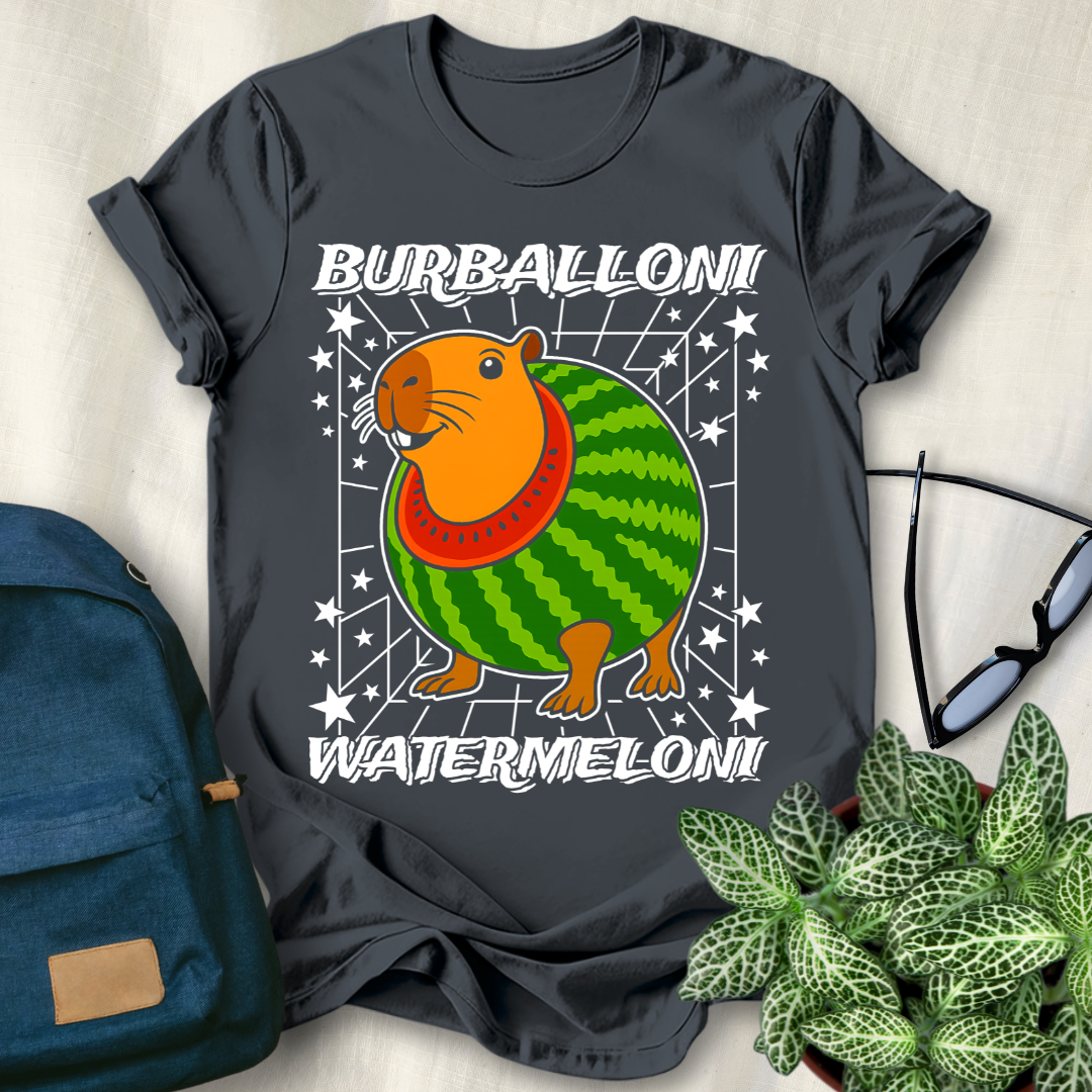 Burbaloni Watermeloni Italian Brainrot T-Shirt
