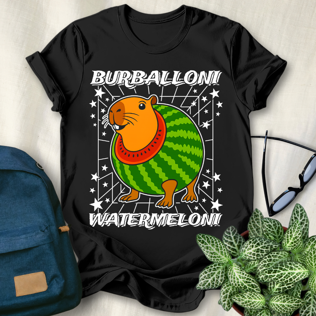 Burbaloni Watermeloni Italian Brainrot T-Shirt