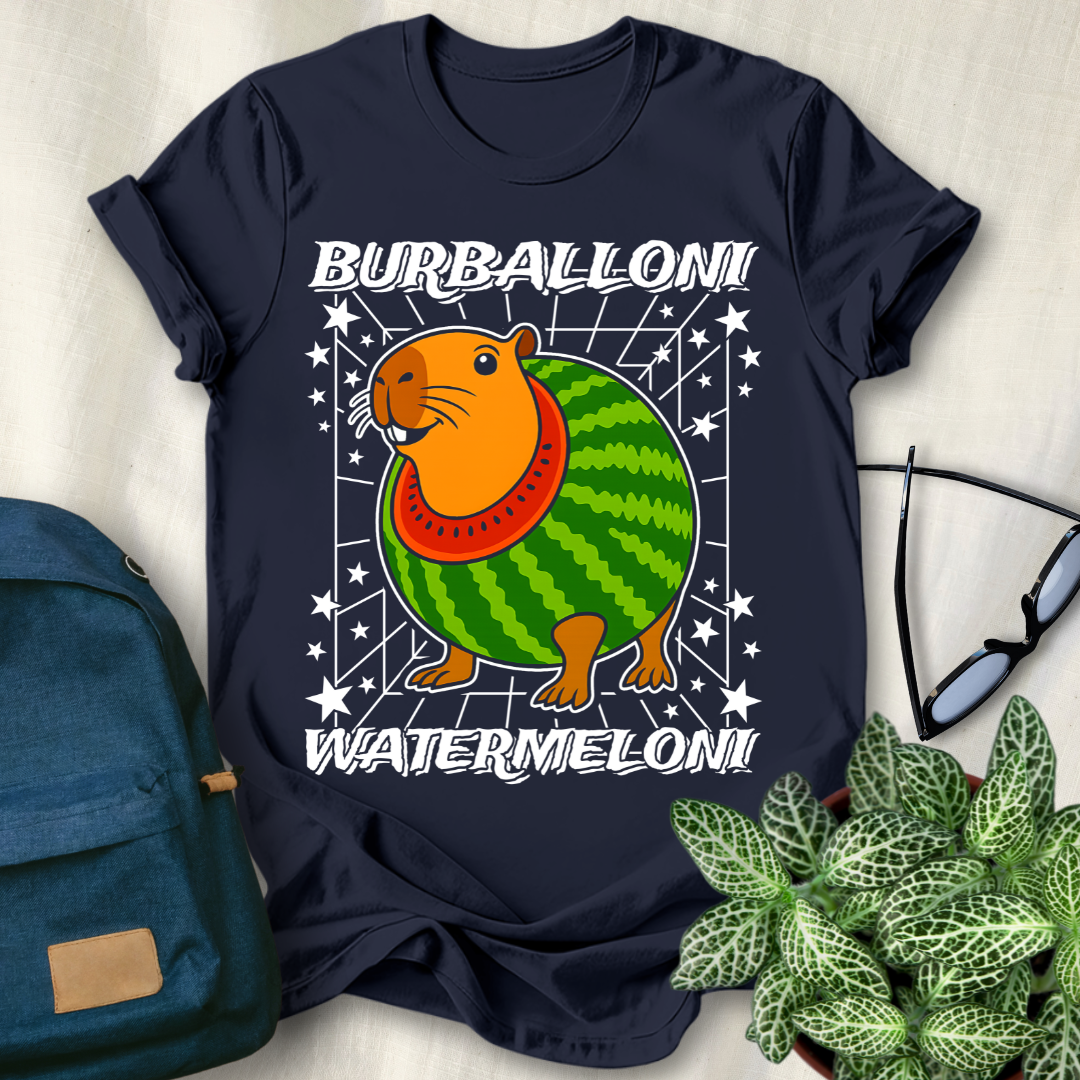 Burbaloni Watermeloni Italian Brainrot T-Shirt