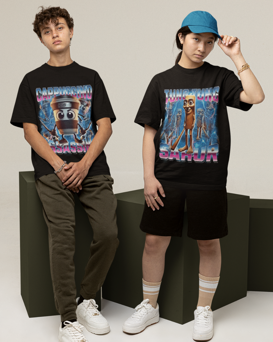 Tung Tung Tung Sahur Italian Brainrot T-Shirt