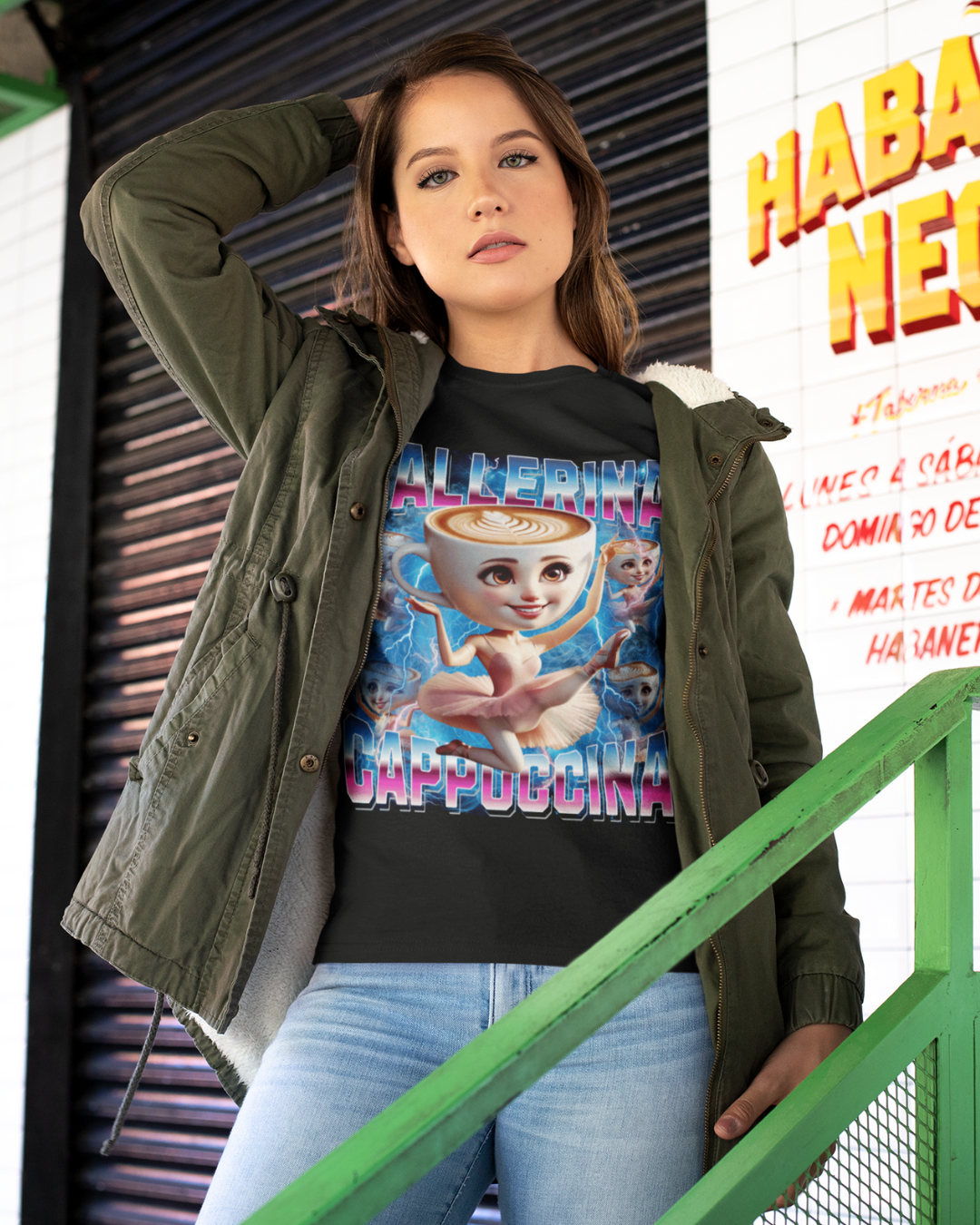 Ballerina Cappuccina Italian Brainrot T-Shirt